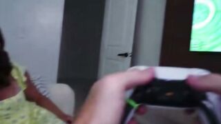Cheating Wife Gets Long Cock From Painter While Husband Watches