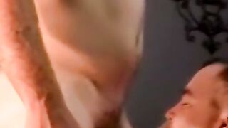 Chubby Mature Sucks Cock and Tastes Sticky Spunk