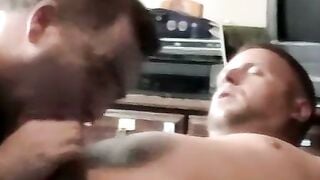 Fat Amateur Gay Sucked by Skillful Mature Man