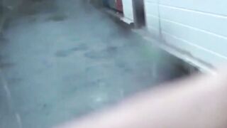 Japanese Beauties Peeing Outside Near Busy Road