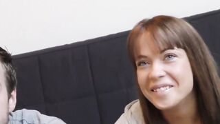 Cute Brunette Cheats on Cuckold Boyfriend in HD Reality