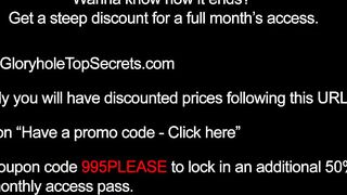 Angelina Moon Devours Every Drop in a Steamy Glory Hole Session
