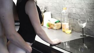 Kitchen Counter Orgasm