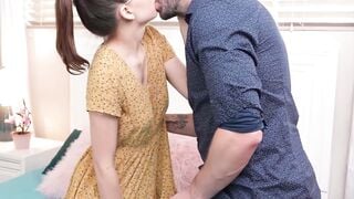 Shy Honey Hayes Craves Stepdad's Hard Dick