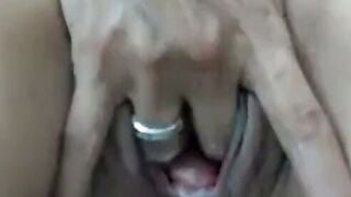 Creamy Pussy Squirts on Webcam