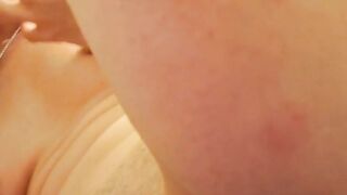 Lucky's Petite Brunette Solo Anal Fingering Session