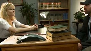 Johanna B Dominates Vince Ferelli in Hardcore Office Scene