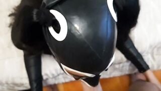 POV BDSM MILF Deep Throats Big Cock