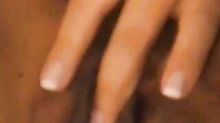 Romanian Brunette MILF Fingers Herself on Webcam