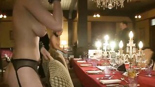 Cherry Torn, Kait Snow & Holly Heart Host a BDSM Dinner Party Orgy