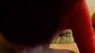 Amateur Girlfriend Gives Boyfriend Sloppy Homemade POV Blowjob