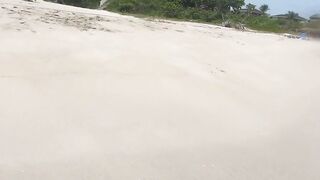 Big Ass Blonde Amateur Swims Nude in Cuba