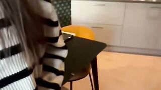 Stepsister and Stepbrother Have Fun While Parents Are Not at Home