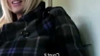 Czech Amateur Gets Paid to Flash and Banged