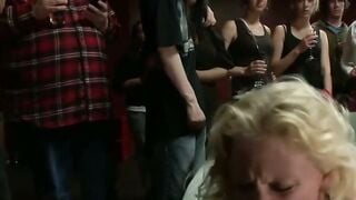 Blonde Time Bondage Public Disgrace