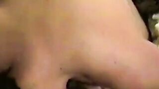 Stockinged Brunette Takes a Hairy Pussy Fuck