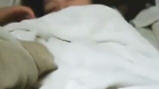 Amateur Japanese Girl Fisted in Bed with Gaping Loose Pussy