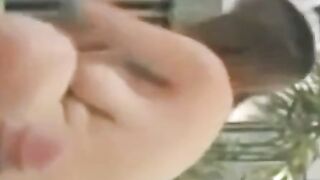 Asian Amateur Sucks Cock Deepthroat with Big Tits