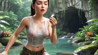 Lara Croft discovers an ancient Amazon treasure lost for centuries - AI Animation