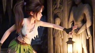 Lara Croft discovers an ancient Amazon treasure lost for centuries - AI Animation