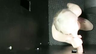 Maxim Swallows Long Dicks into Glory Hole Session