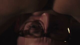Tattooed TS feeds hunk with warm cum after hard pounding