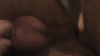 Tattooed TS feeds hunk with warm cum after hard pounding