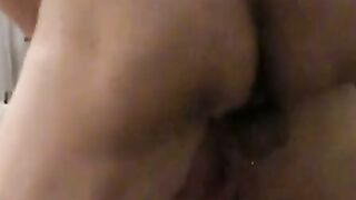 Period Anal Gaping for Amateur Couple