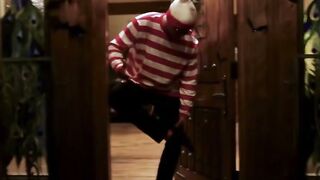 Caught Stealing Halloween Candy Teen Cosplay Gets Hard Foursome