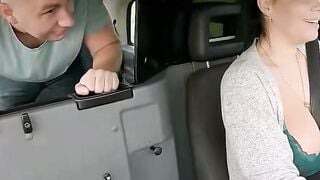 Female Fake Taxi: Huge Natural Boobs Fall Out