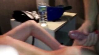 Big-Titted Brunette Jane's Amateur Hotel Room Fuck