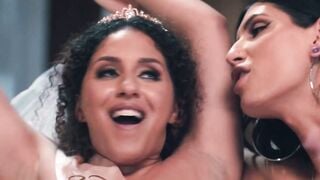 Liv Revamped Sucks Cock Blindfolded by Zariah Aura and Gray Perrier in Wild Threesome