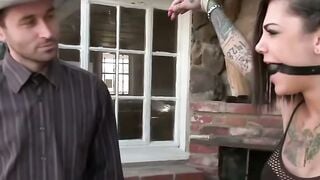 Bonnie Rotten Gagged and Bonded by James Deen in Hard BDSM Role Play