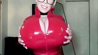 Abigail Mac: Come Here, My Boy! I Know You Love My Long Boobs inside Rubber