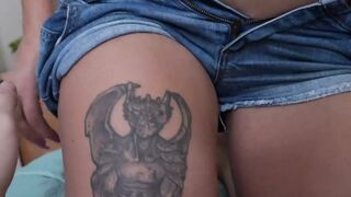 Stepsis Indica Monroe locks legs tight no pullout until creampie deep