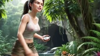Lara Croft discovers an ancient Amazon treasure lost for centuries - AI Animation Hoe 2