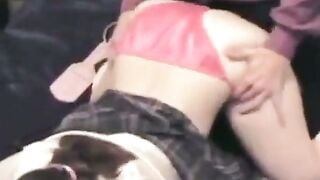 College Cheerleader Takes a Doggy-Style Pounding Hoe 2