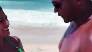 Abigail Mac Enjoys a BBC Stranger on the Beach