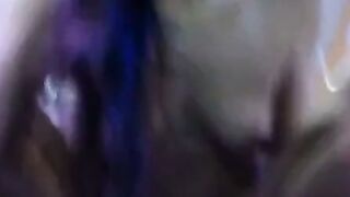 Webcam Amateur Girl with Big Clit Uses Dildo on Her Pussy