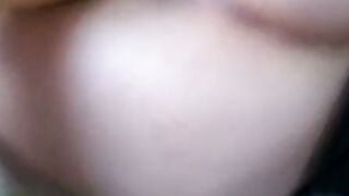 PAWG Amateur Wife Deepthroats Huge Fleshlight Dildo at Home