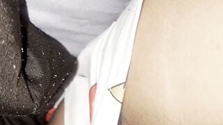 Brazilian Teen Masturbates with Vibrator and Feet for Anal Orgasm