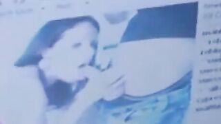 Leaked Amateur Couple's Rough Webcam Sex With Cumshot