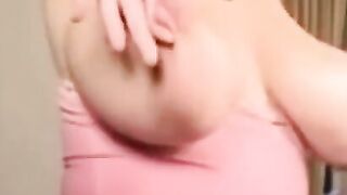 Homemade Amateur MILF Shows Off Natural Saggy Tits