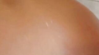 Skinny 18yo Amateur GF Gives BF Passionate Bathtub Blowjob