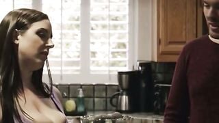 Angela White & Abigail Mac Natural Huge Breasts Titty Fuck
