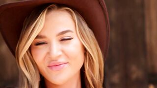 Blake Blossom Shows Off Natural Bust in Barn Striptease