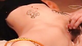Amateur Girl Fisting Her Wet Pussy With Purple Dildo
