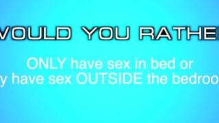 Would You Rather: Never Masturbate Again or Never Kiss Anyone?