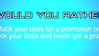 Would You Rather: Never Masturbate Again or Never Kiss Anyone?