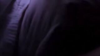 Brunette in White Thong Gets Ass Fisted on Bed